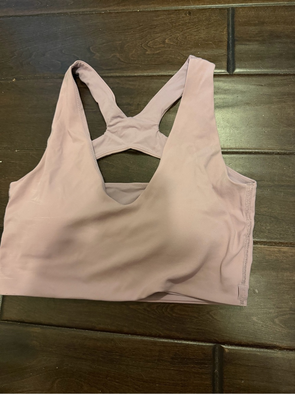 lululemon athletica Dusty Pink Crossback Sports Bra